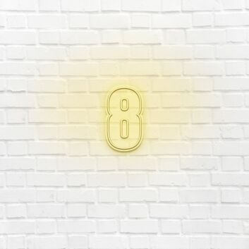 Number Eight LED Neon Sign