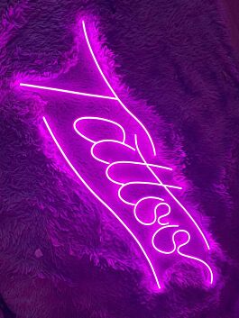 Tattoos Script LED Neon Sign