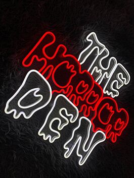 The Horror Den Led Neon Sign Quote Neon Led Sign Quote Pub Bar Hanging Led Neon Sign