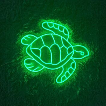 Turtle On The Sea Led Neon Sign Room Decor Ocean Turtle Wall Decor