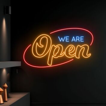 We Are Open Led Neon Sign Decor Led Neon Sign Bar Club Led Light