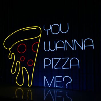 You Wanna Pizza Me Led Neon Sign Custom Pizza Led Sign Pizza Restaurant Decor