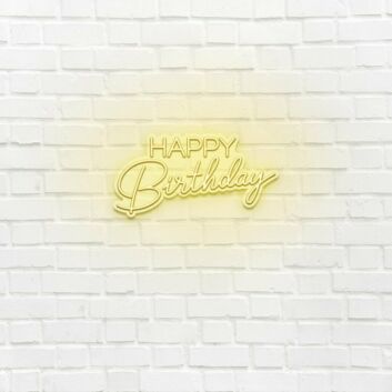 Happy Birthday V3 LED Neon Sign