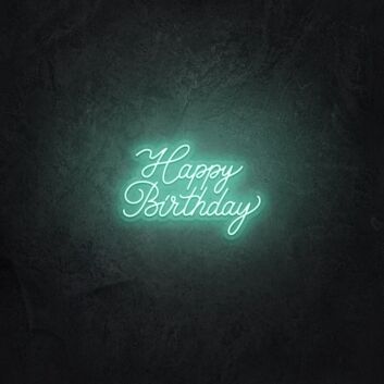 Happy Birthday V1 LED Neon Sign