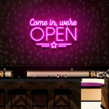 Open Bar Sign Led Neon Sign Bar Shop Decoration