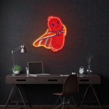 Sausage Led Uv Neon Sign Funny Restaurant Wall Decor Sausage Sign
