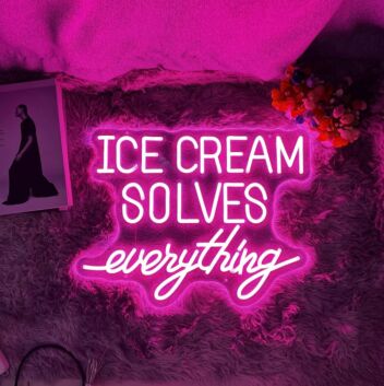 Ice Cream Neon Sign Add A Deliciously Cool Touch To Your Space