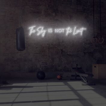 The sky is no limit LED Neon Sign