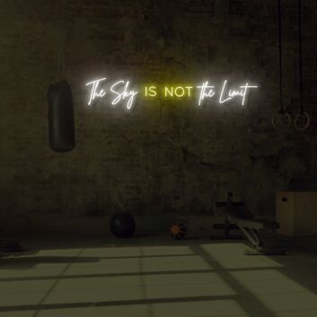 The sky is no limit LED Neon Sign