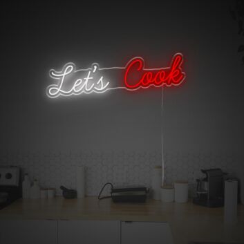Let’s Cook LED Neon Sign