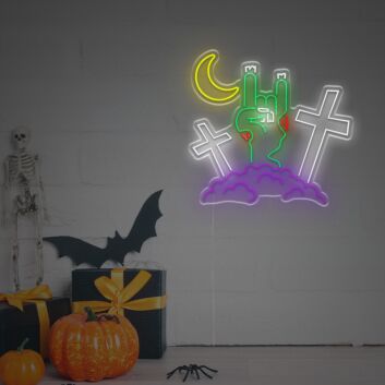 Zombie Hand For Halloween LED Neon Sign