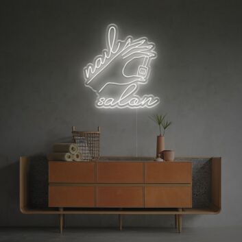Nail Salon Hand and Polish LED Neon Sign
