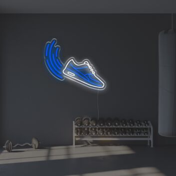 Sneaker with Speed Lines LED Neon Sign