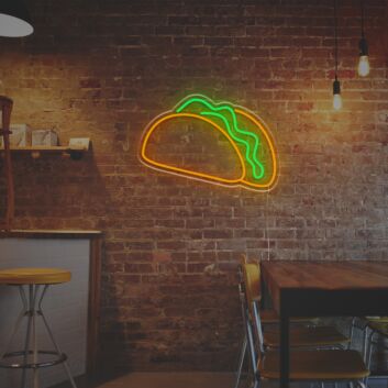 Tasty Taco LED Neon Sign