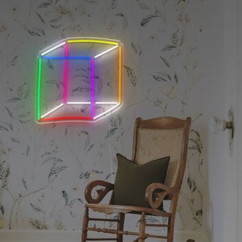 Colorful Cube LED Neon Sign