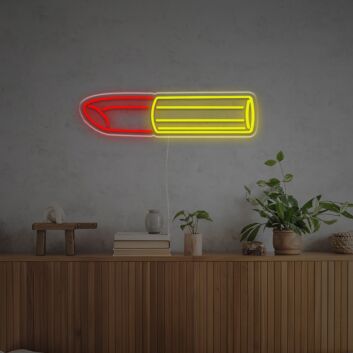 Open Lipstick LED Neon Sign