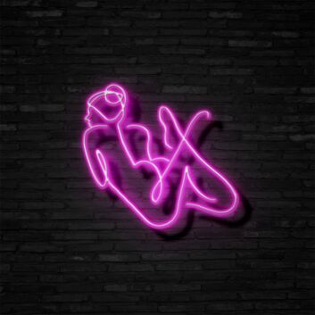 Sun Bathing Neon Sign
