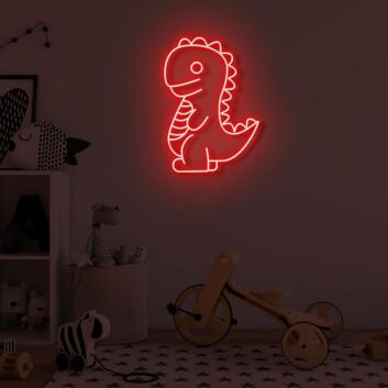Kids Dinosaur LED Sign