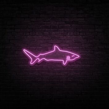 Bull Shark Neon Sign