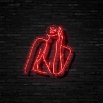 Hold Face Neon Sign