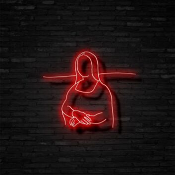 Mona Lisa Neon Sign