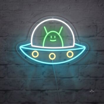 Alien Neon Sign
