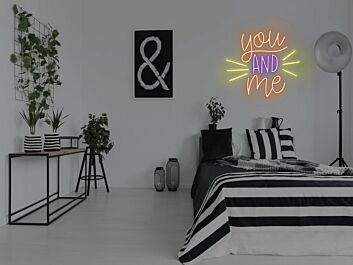 You And Me Neon Sign