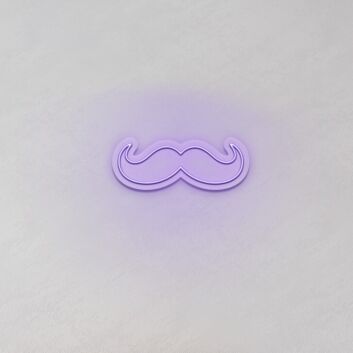 Moustache LED Sign