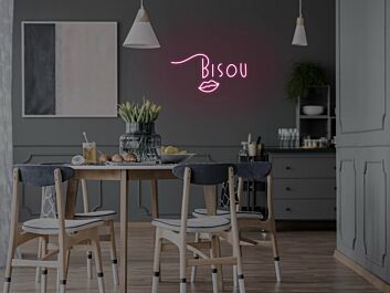 Bisou Neon Sign