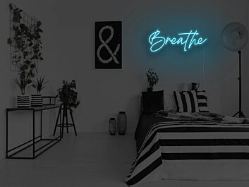 Breathe Neon Sign