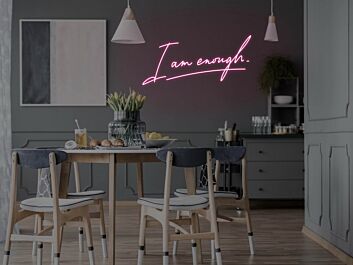 I Am Enough Neon Sign