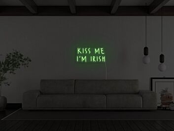 Kiss Me Im Irish Neon Sign