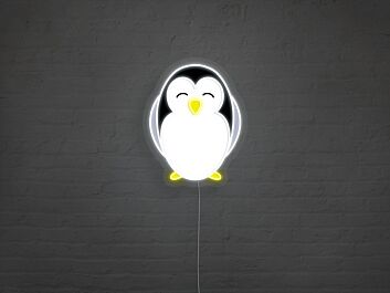 Penguin Neon Sign