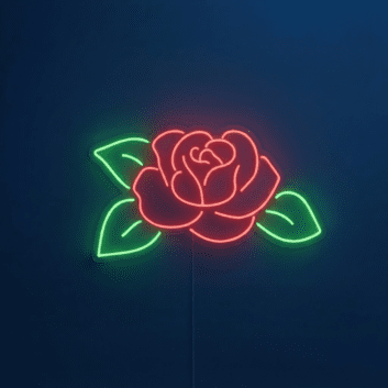 Rose Neon Sign