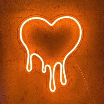 Melting Heart Neon Sign