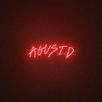 Agust D Neon Sign