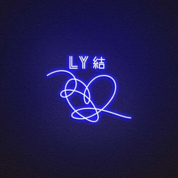 Bts Ly Love Yourself Neon Sign