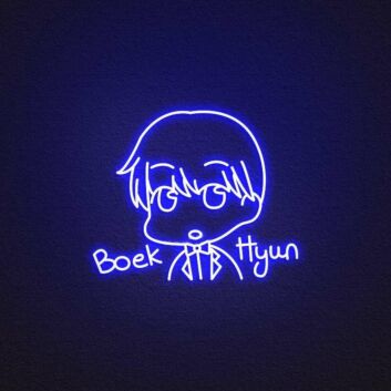 Cute Baekhyun Neon Sign