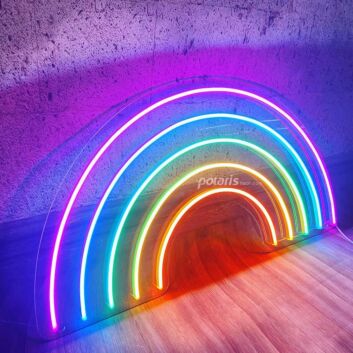Rainbow Neon Sign