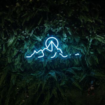 Sunrise In The Hills Neon Sign