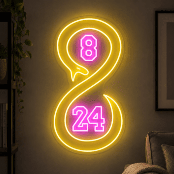 The Undefeated 824 Neon Sign
