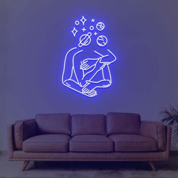 Flower Hug Neon Sign