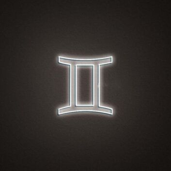 Gemini Zodiac Neon Sign