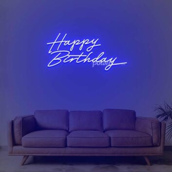 Happy Birthday Neon Sign