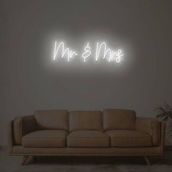 Mr Mrs Neon Sign