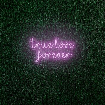True love forever LED neon sign