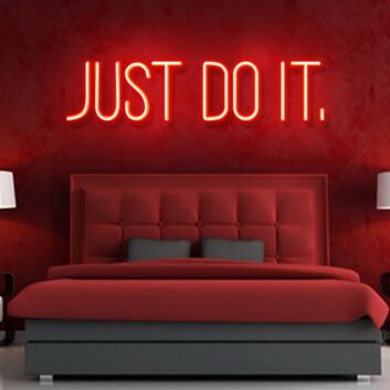 Just Do It Neon Sign
