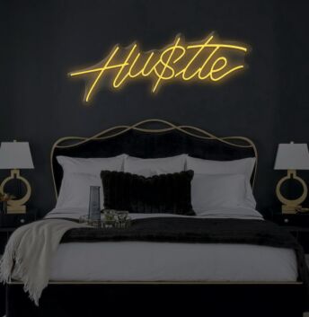 Hustle Neon Sign