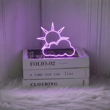 Sun Rising Neon Sign