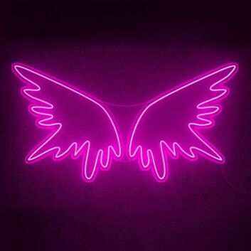 Wings Neon Sign